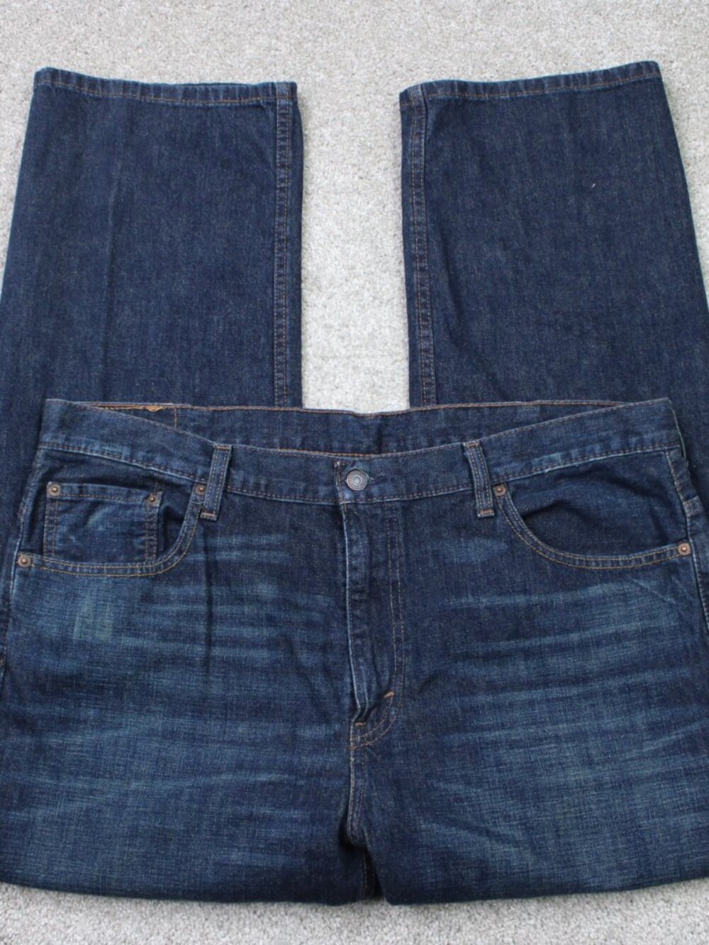 Levi's 569 Jeans Mens 38x30 Blue Loose Straight Fit 100% Cotton 5-Pocket Denim
